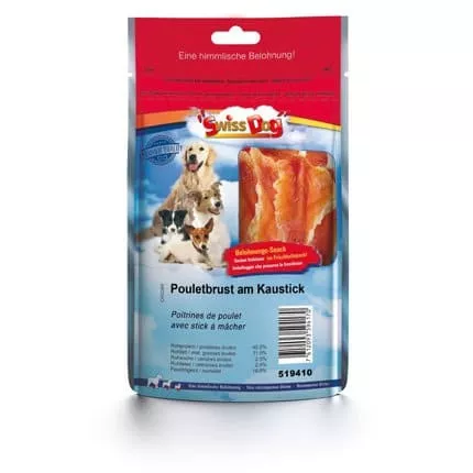 SwissDog Pouletbrust am Kaustick 100g